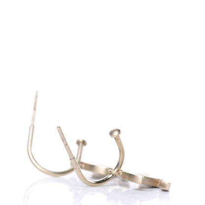 Chanel Enamel CC Dangle Earrings Gold Black 4 of 4