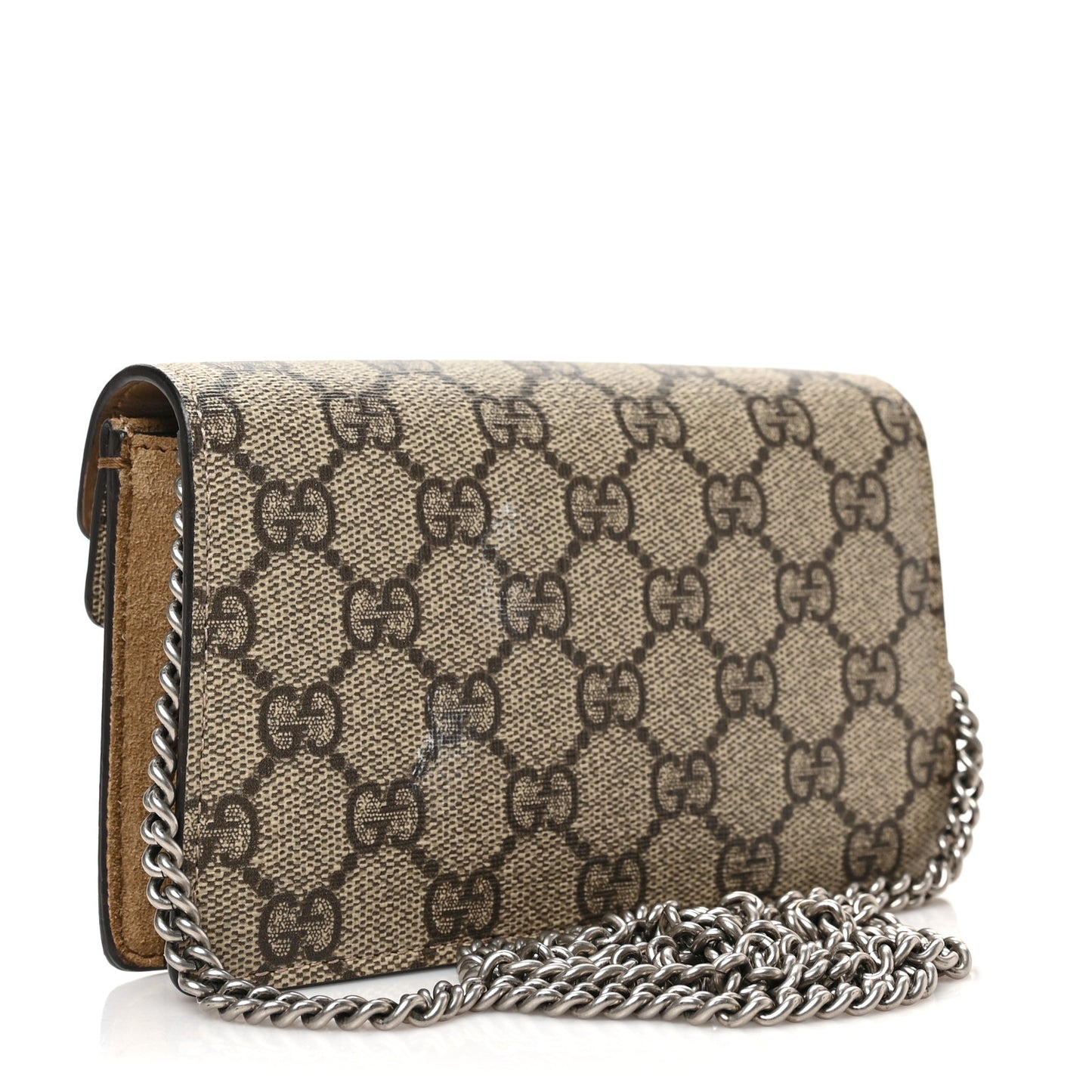 GG Supreme Monogram Super Mini Dionysus Shoulder Bag Taupe