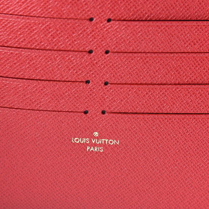 Louis Vuitton Calfskin Felicie Card Holder Insert Cherry 6 of 6