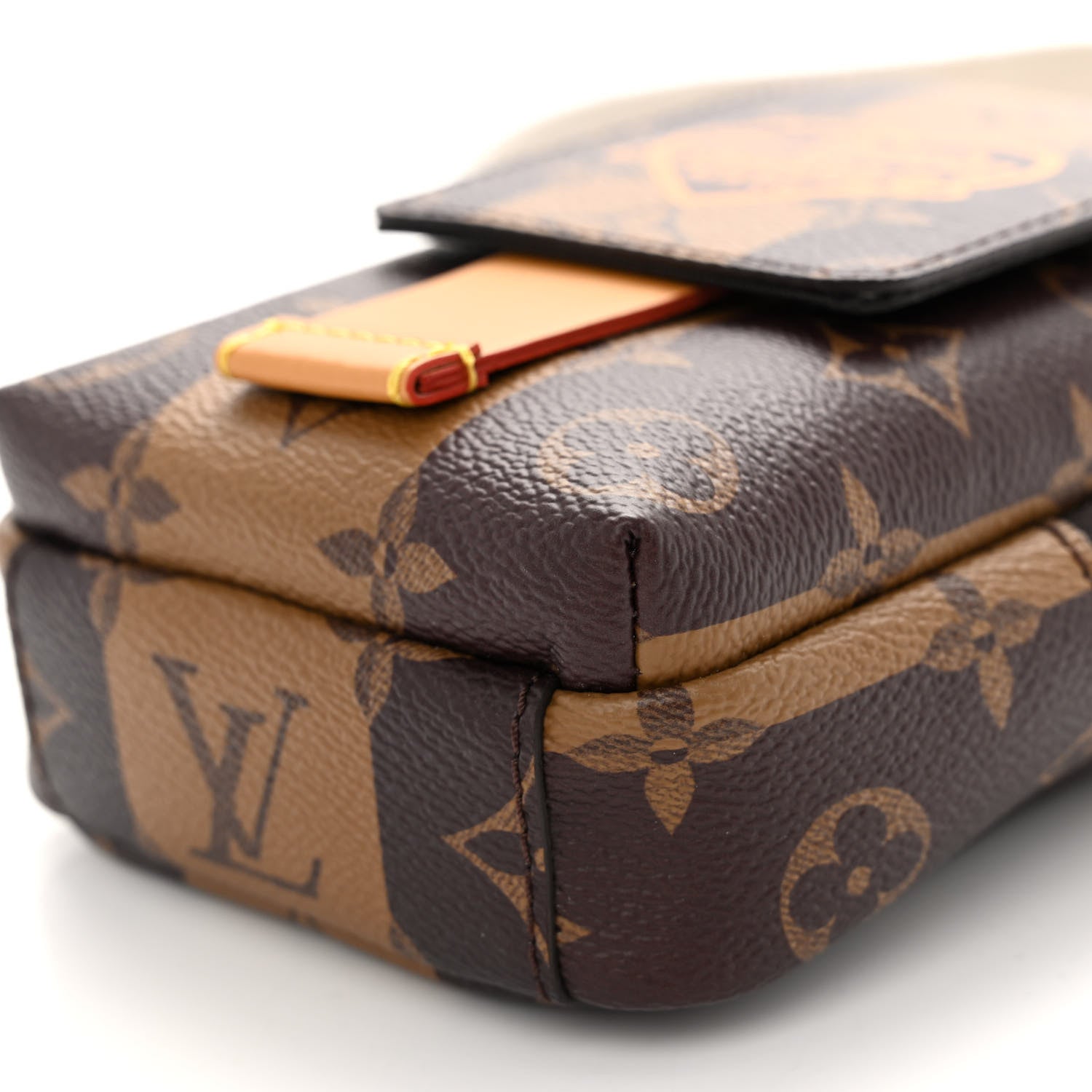 Louis Vuitton X NIGO Reverse Monogram Flat Double Phone Pouch 9 of 10