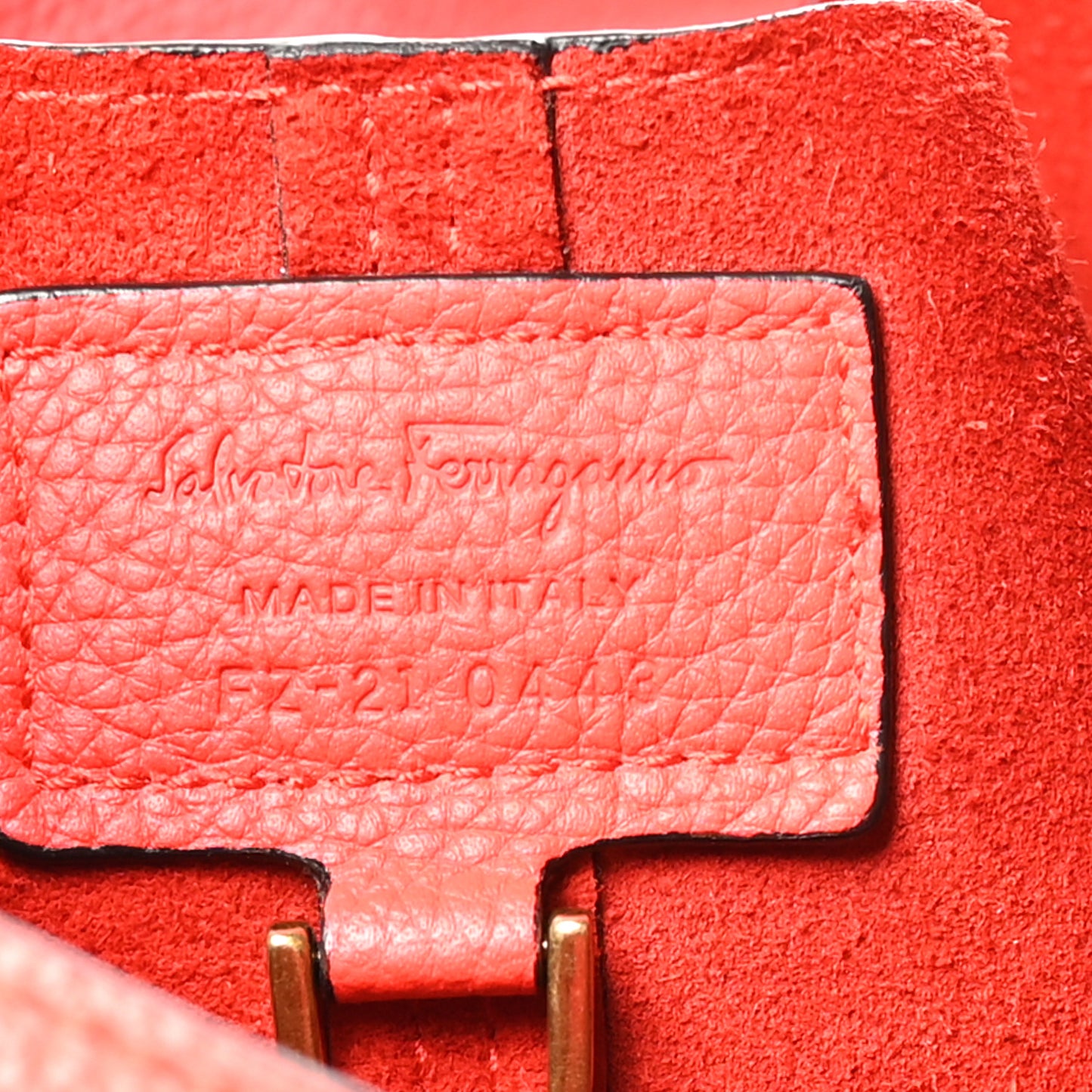 Calfskin Gancini Margot Hobot Candy Apple Red