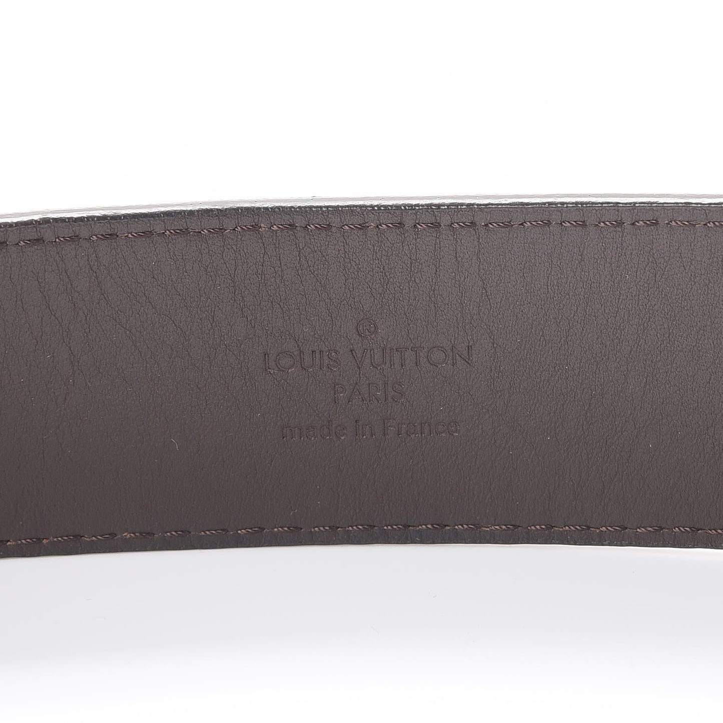 Damier Ebene 40mm LV Initiales Belt 85 34