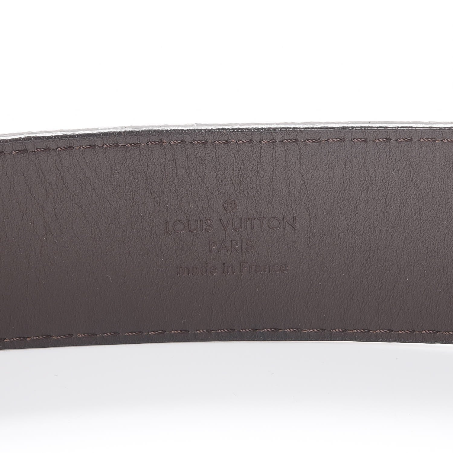 Louis Vuitton Damier Ebene 40mm LV Initiales Belt 85 34 6 of 8