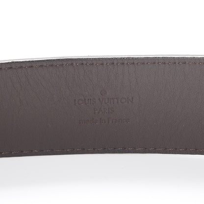 Louis Vuitton Damier Ebene 40mm LV Initiales Belt 85 34 6 of 8