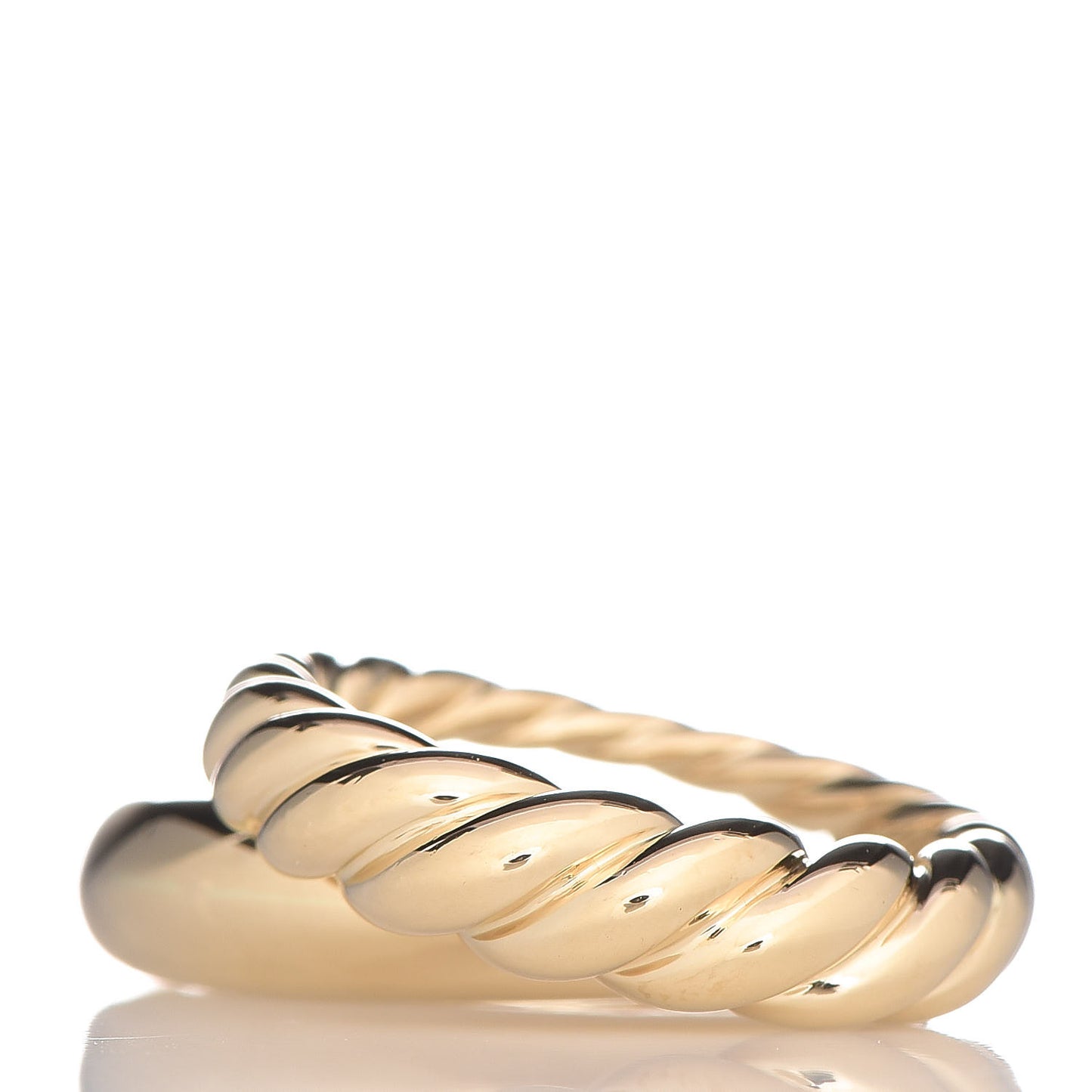 18K Yellow Gold Pure Form Stack Rings 54 7