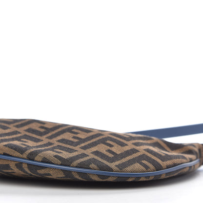 Fendi Zucca Small Hobo Tobacco Petrolio 7 of 8