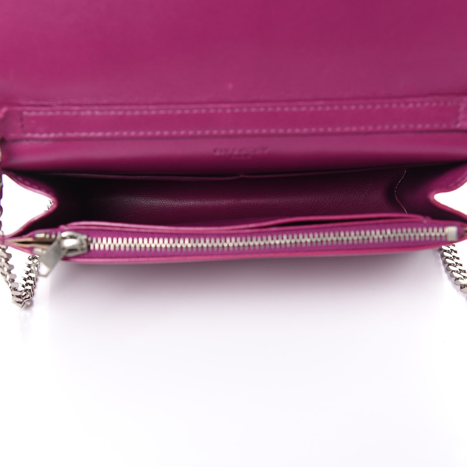 Givenchy Sugar Goatskin Pandora Chain Wallet Orchid Purple 5 of 14