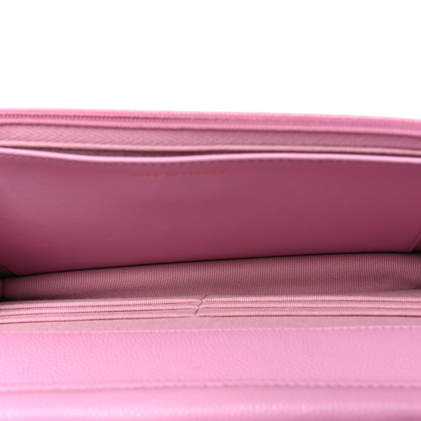 Caviar Quilted Wallet On Chain WOC Pink