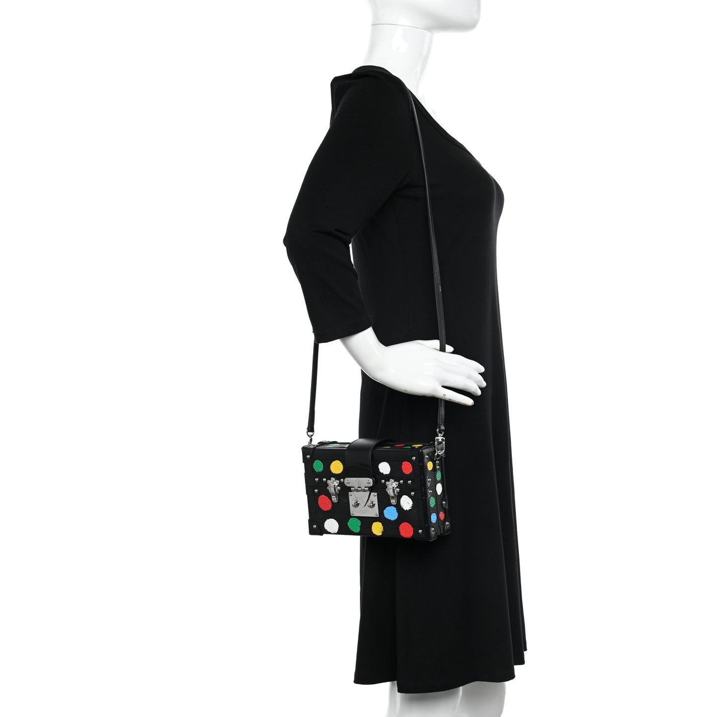 LV X YK Taurillon Petite Malle Black