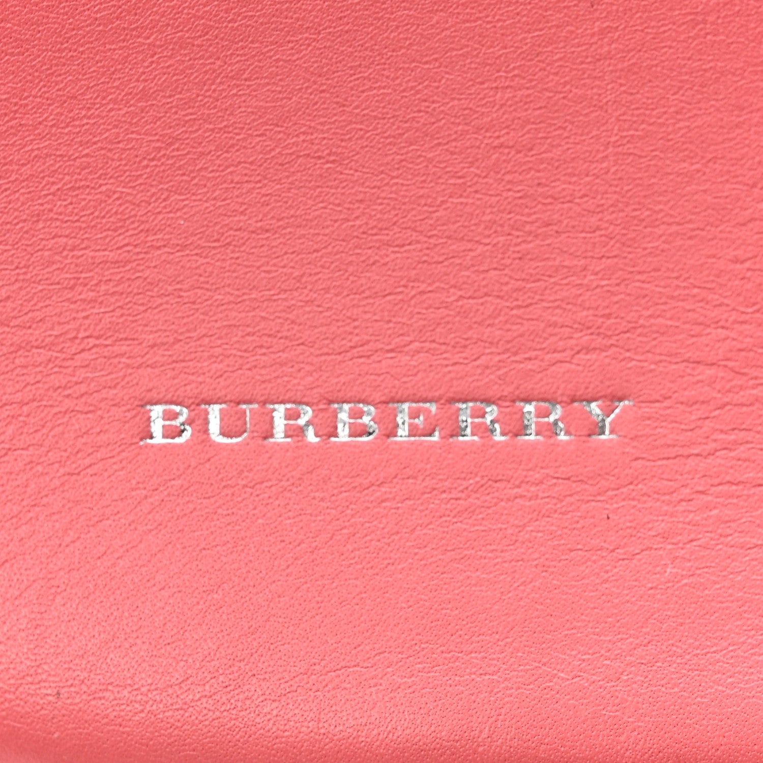 Burberry Supple Calfskin Small Bucket Bag Bright Coral Pink 7 of 11