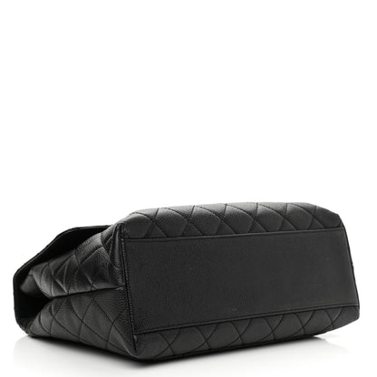 Chanel Caviar Quilted Jumbo Kelly Flap Black 4 of 8