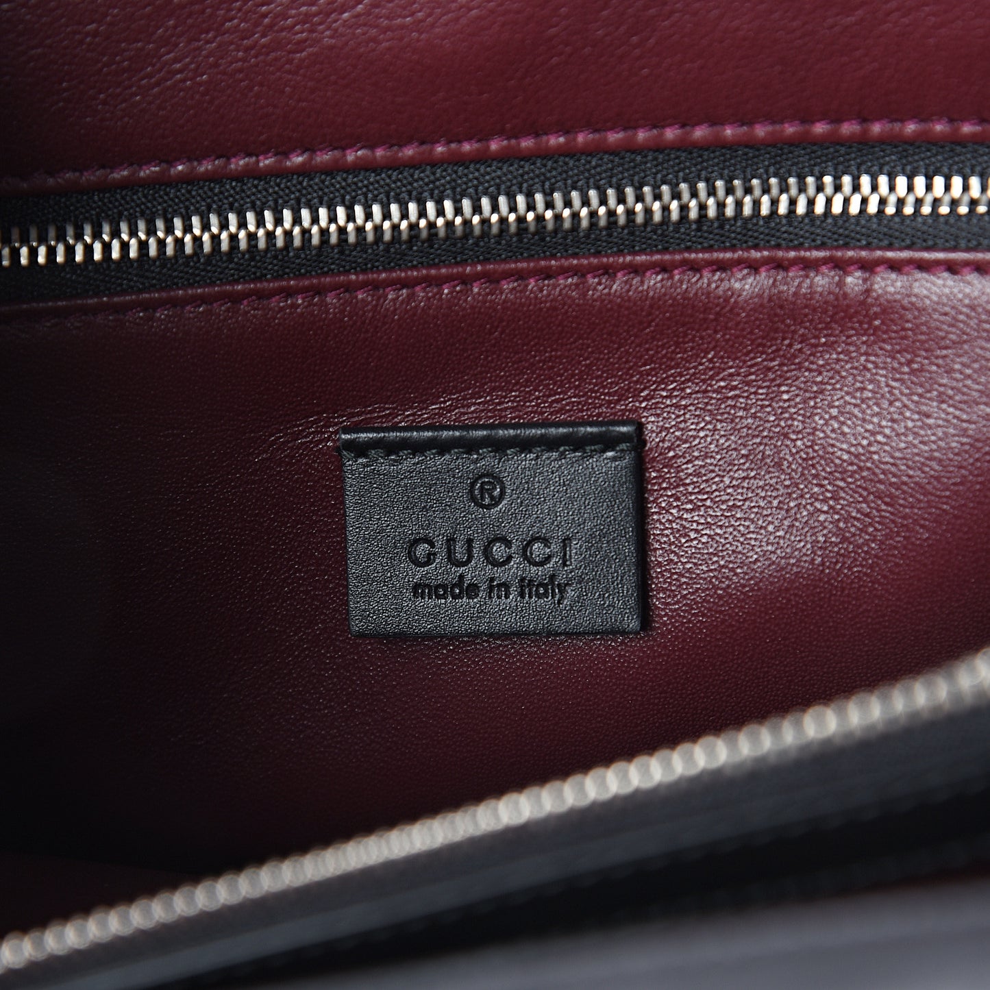Smooth Calfskin Diagonal Striped Medium Zumi Top Handle Bag Black Beige