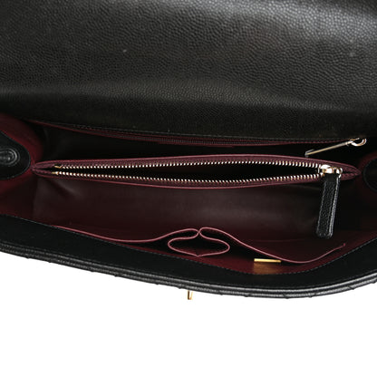 Chanel Caviar Quilted Small Coco Handle Flap Black 5 of 16