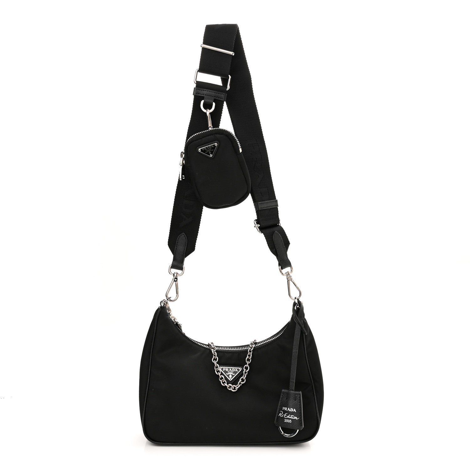 Prada Nylon Re-Edition 2005 Shoulder Bag Black 1 of 10