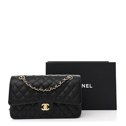 Chanel Caviar Quilted Medium Double Flap Black 12 of 12
