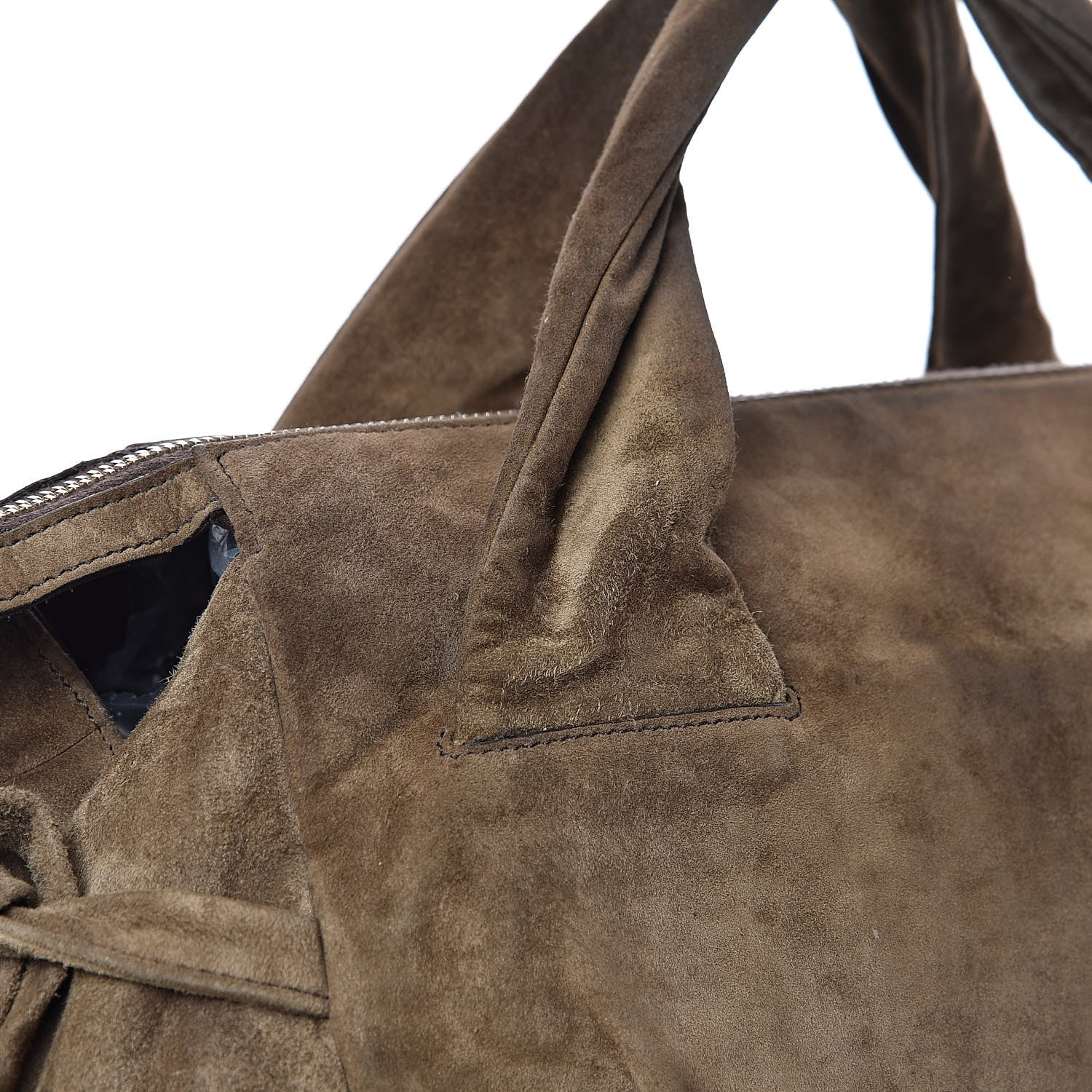 Gucci Suede Medium Hysteria Tote Brown 14 of 17