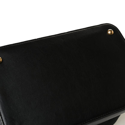 Chanel Iridescent Grained Calfskin Quilted Globe Trotter Vanity Case Black 12 of 16