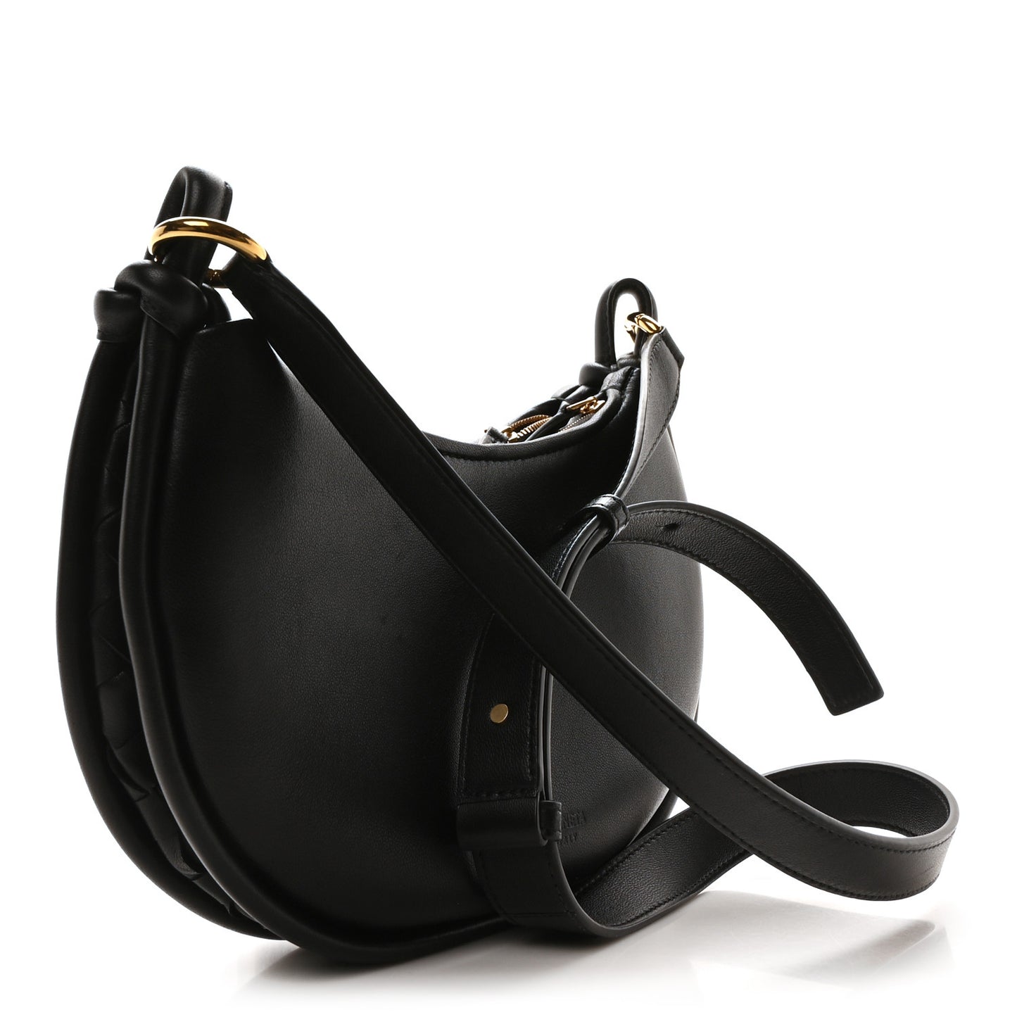 Nappa Intrecciato Small Gemelli Multipocket Bag Black
