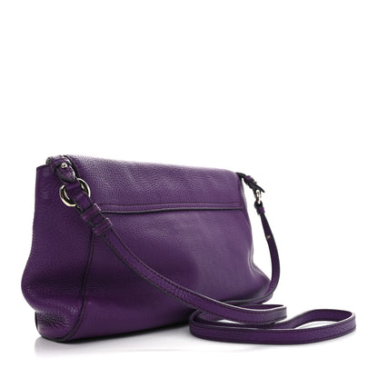 Salvatore Ferragamo Calfskin Abbey Crossbody Purple 3 of 9
