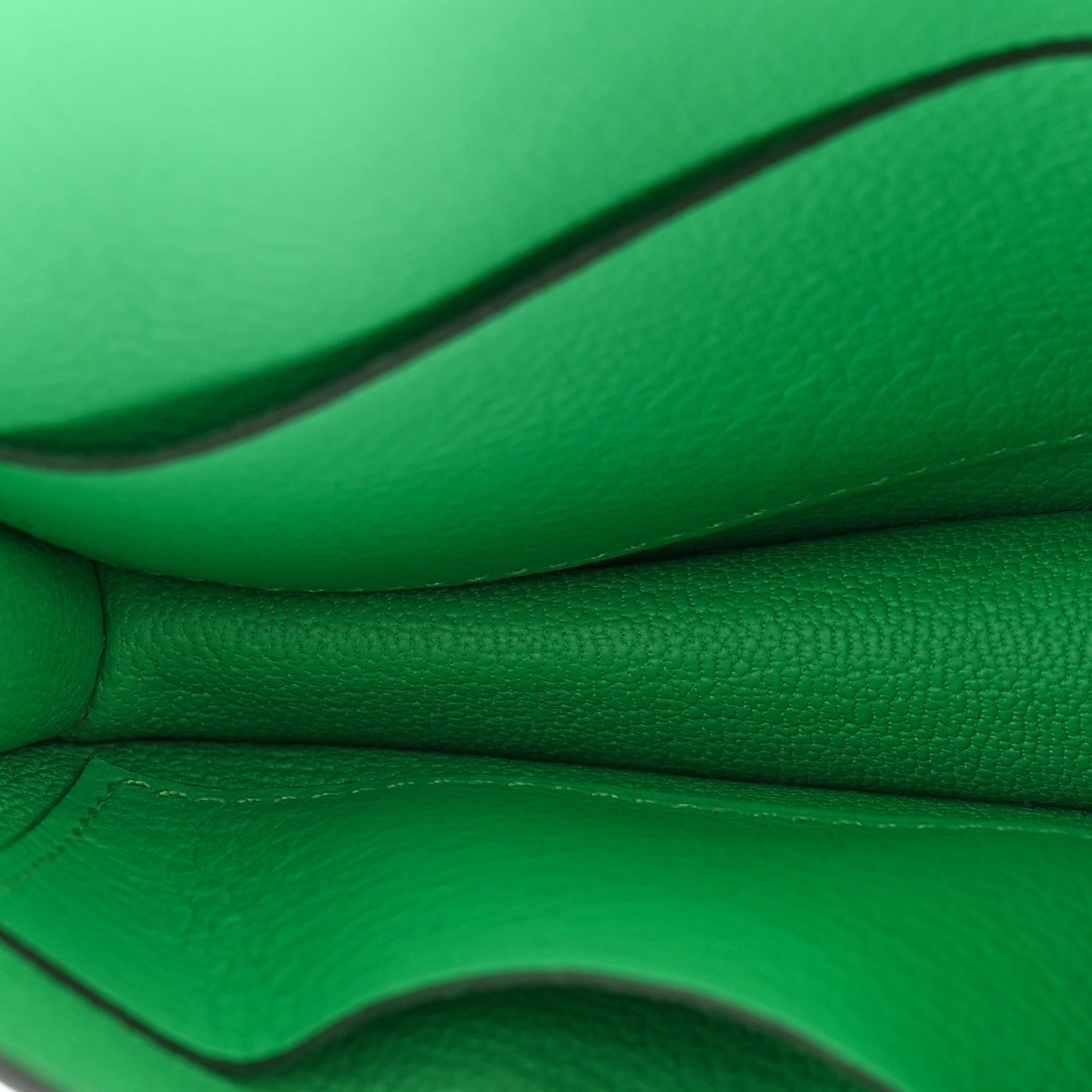 Evercolor Bi-Color Constance Slim Wallet Vert Comics Bleu Zellige