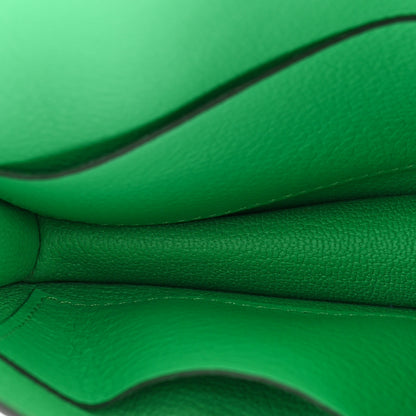 Hermes Evercolor Bi-Color Constance Slim Wallet Vert Comics Bleu Zellige 6 of 11