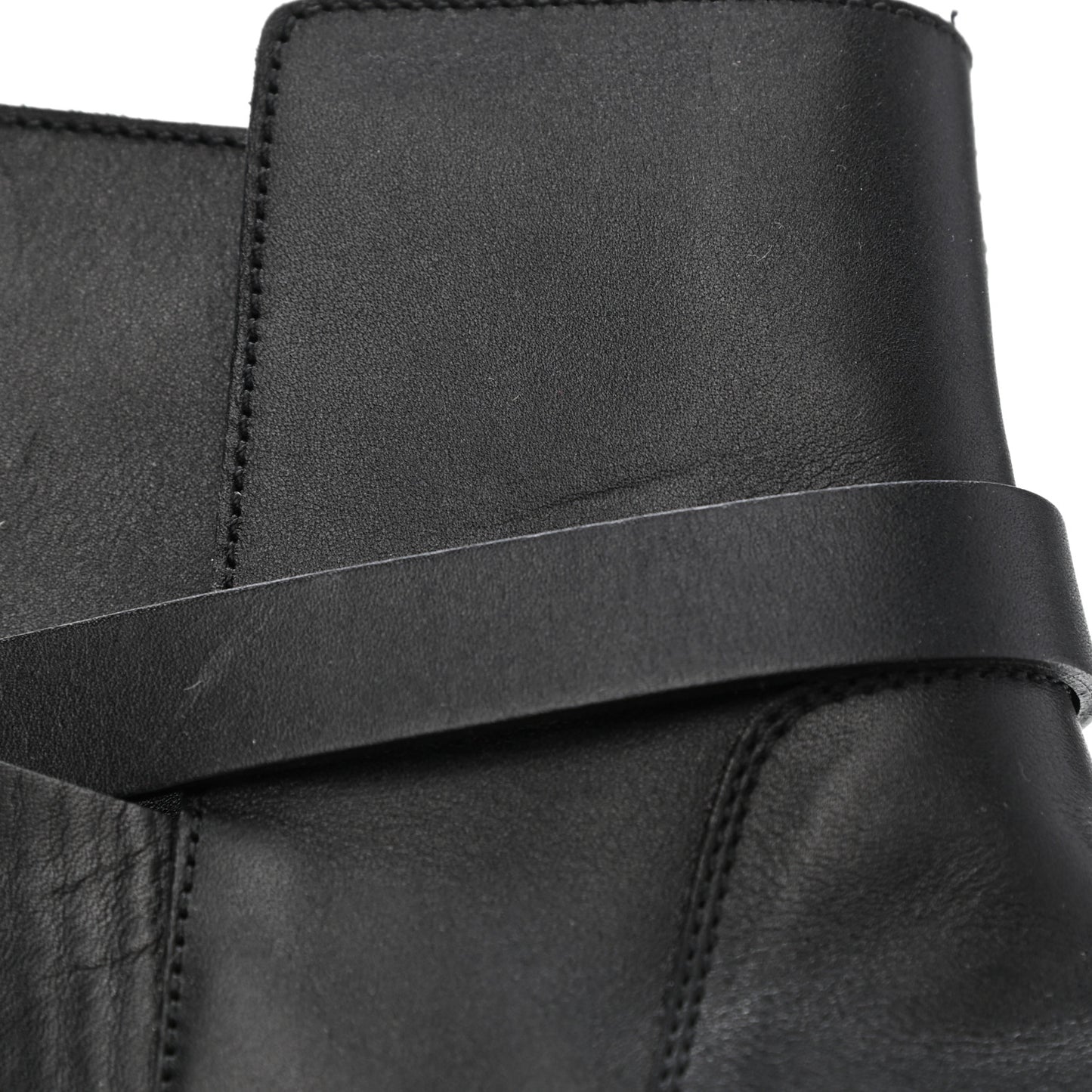 Calfskin Neo Low Boots 36.5 Black