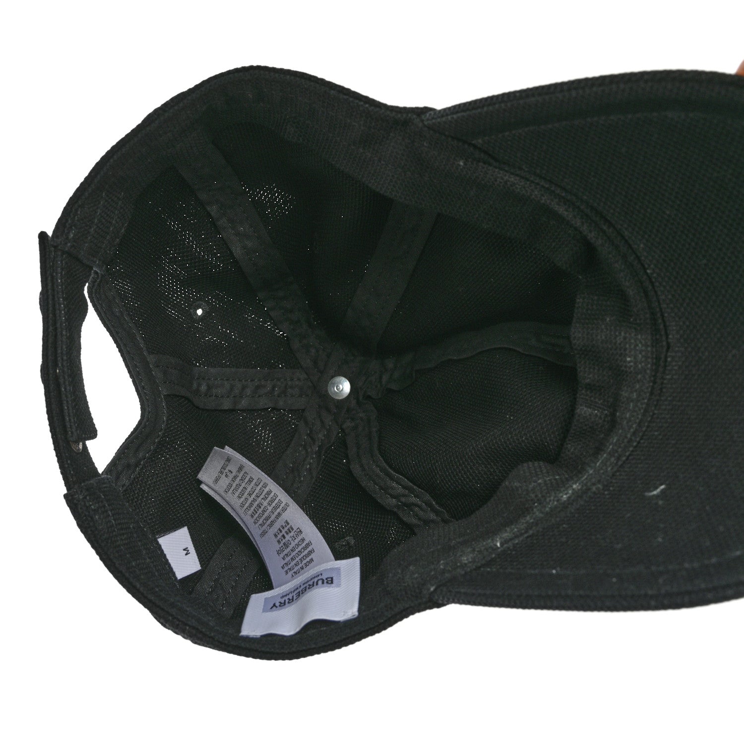 Burberry Cotton TB Monogram Baseball Hat M Black 7 of 12