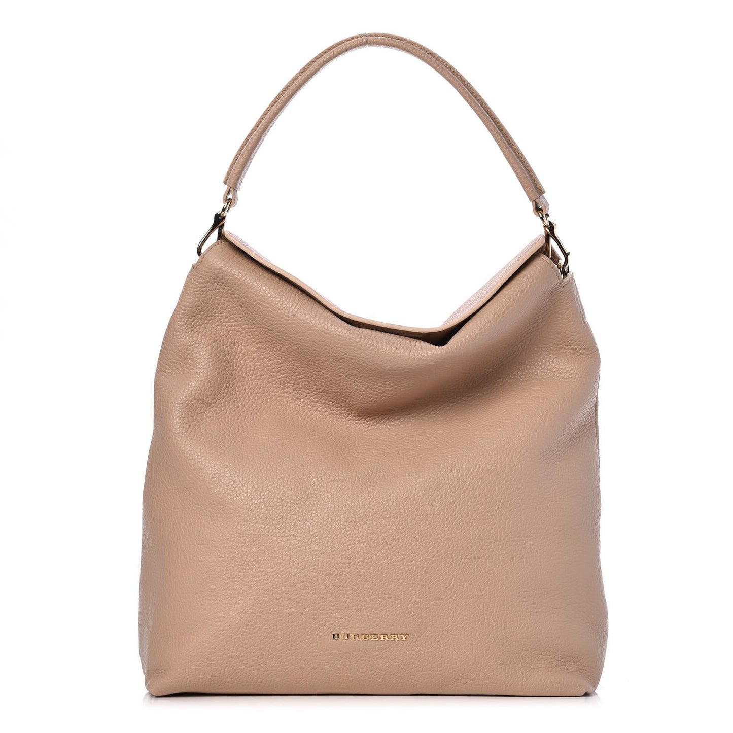 Grainy Calfskin Medium Cale Hobo Light Nude