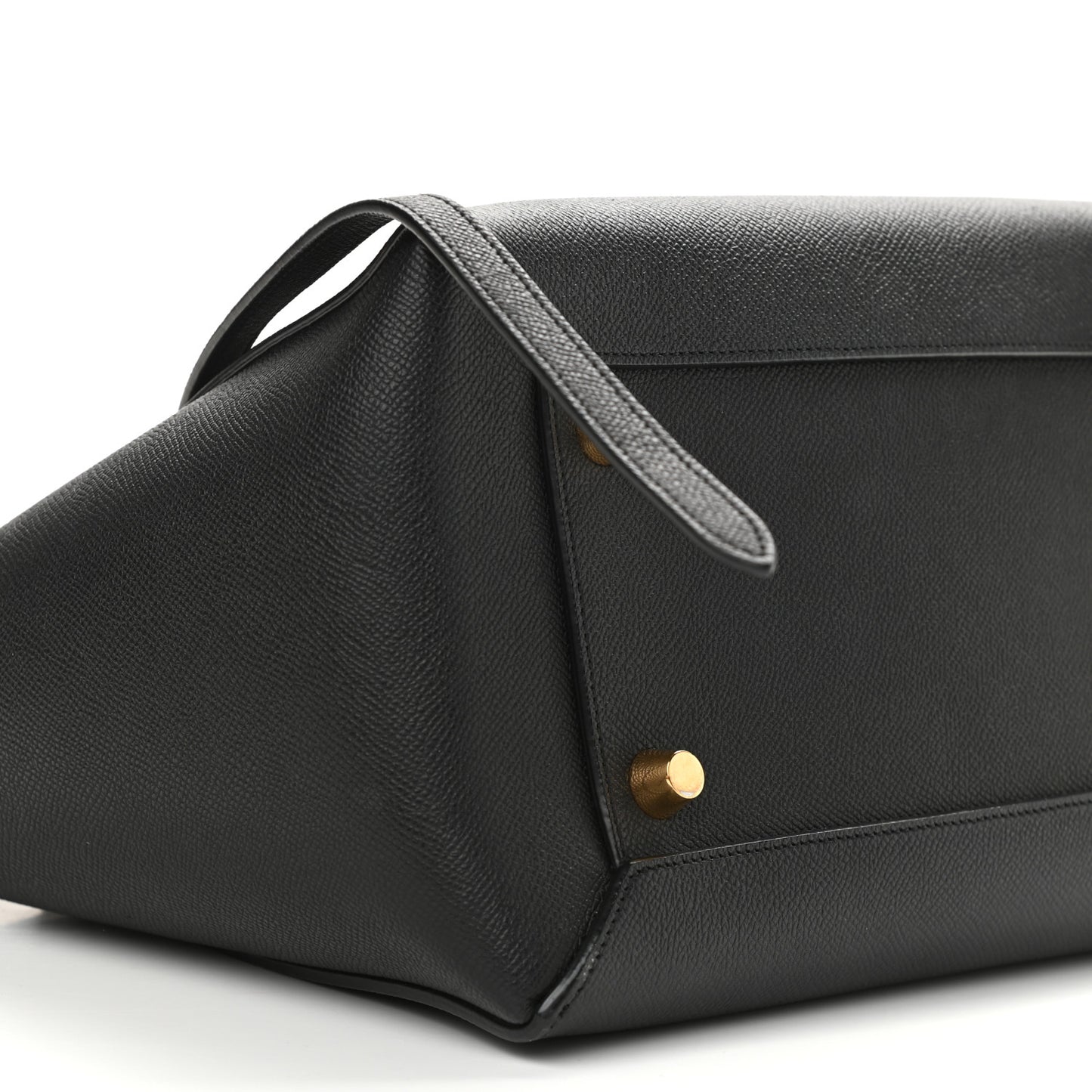 Grained Calfskin Mini Belt Bag Black