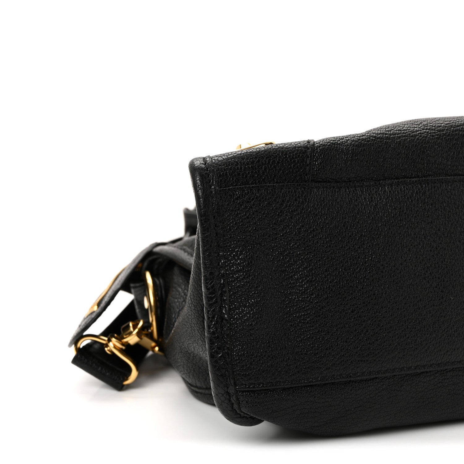 Balenciaga Chevre Gold Metallic Edge Hardware S City Black 9 of 10