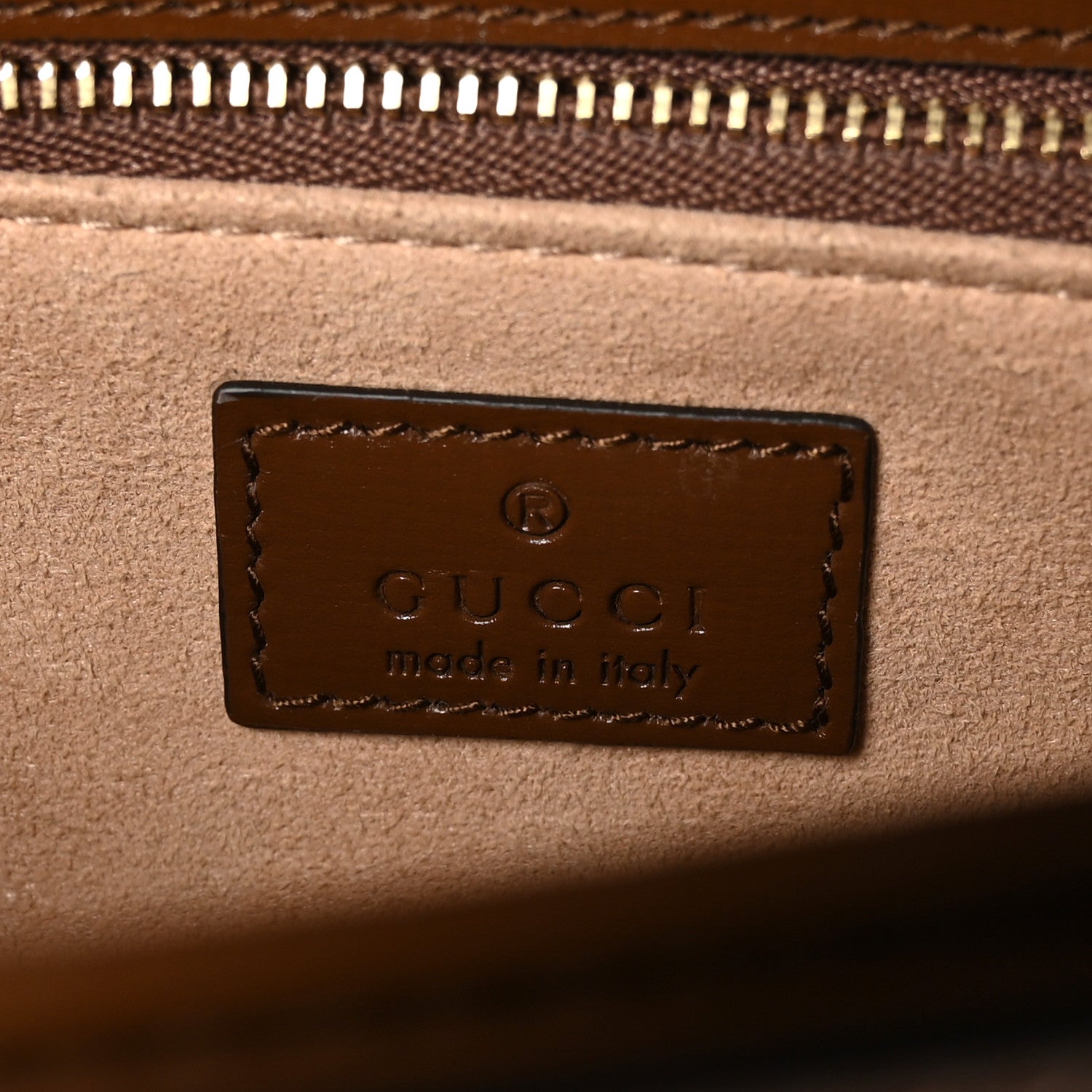 Gucci GG Supreme Monogram Horsebit 1955 Shoulder Bag Beige Brown Sugar 6 of 10