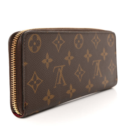 Louis Vuitton Monogram Clemence Wallet Fuchsia 4 of 11