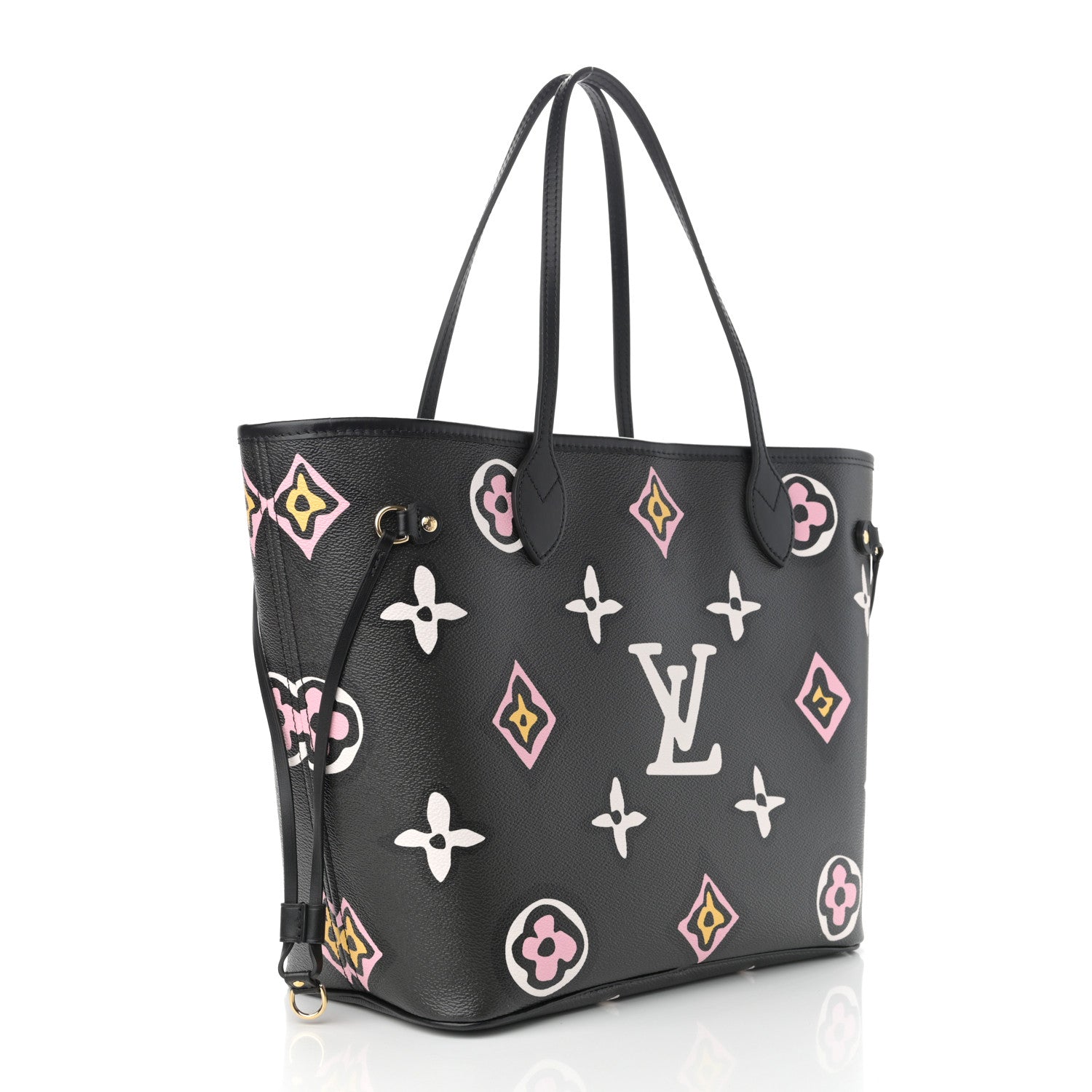 Louis Vuitton Monogram Giant Wild At Heart Neverfull MM Black 4 of 11