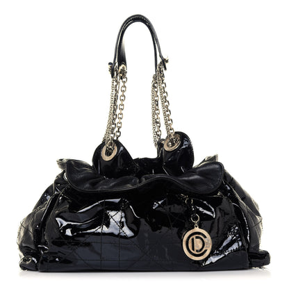 Christian Dior Patent Cannage Medium Le Trente Tote Black 1 of 4