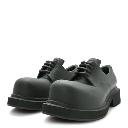 Balenciaga Rubber Steroid Derby Shoes 37 Dark Khaki 4 of 9