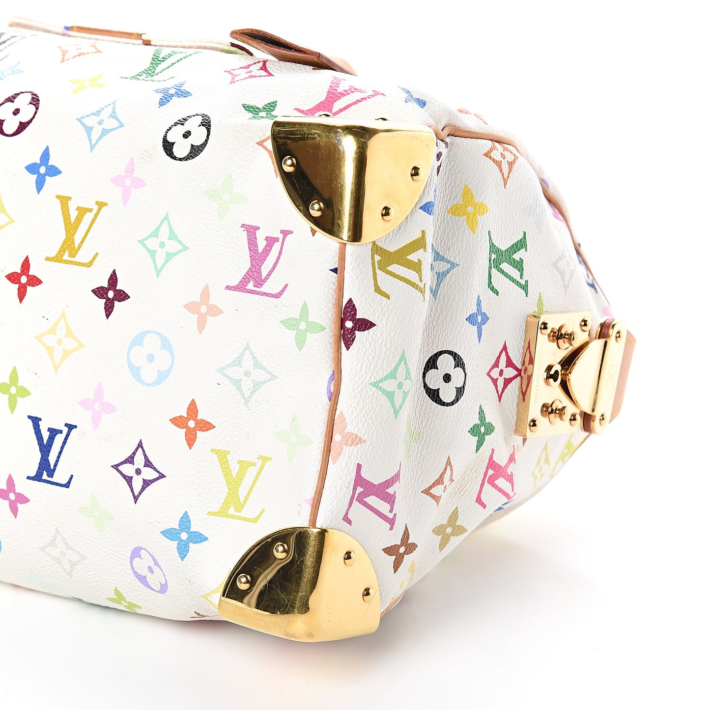Monogram Multicolor Speedy 30 White