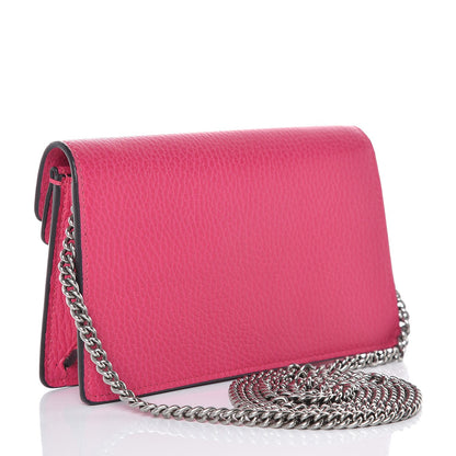 Gucci Dollar Calfskin Crystal Super Mini Dionysus Shoulder Bag Box Pink Black Diamond 3 of 7