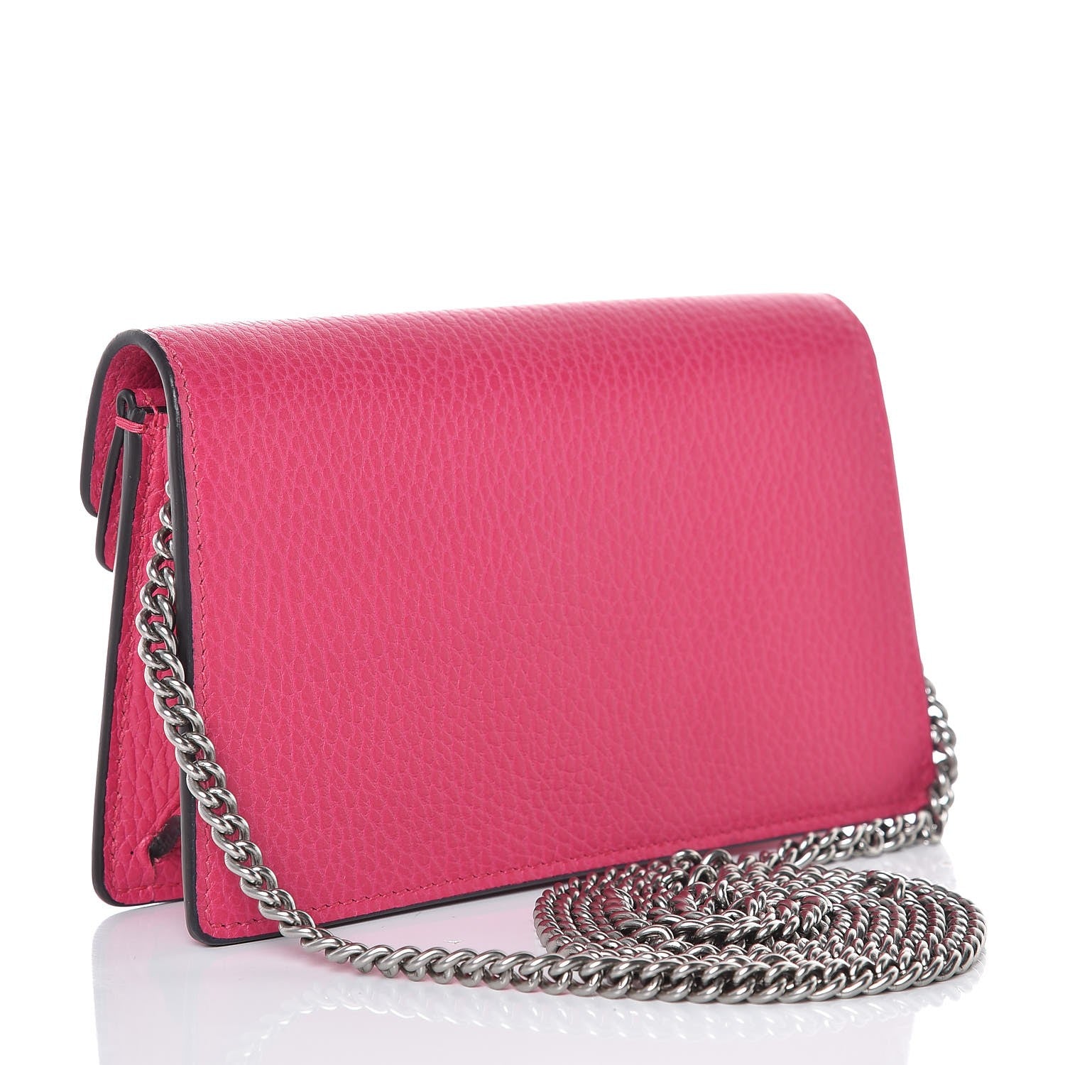 Gucci Dollar Calfskin Crystal Super Mini Dionysus Shoulder Bag Box Pink Black Diamond 3 of 7