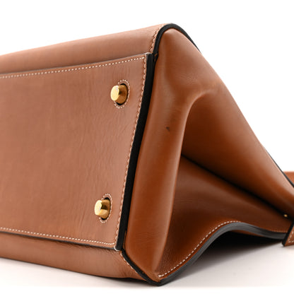 Celine Smooth Calfskin Medium Edge Shoulder Bag Camel 10 of 15