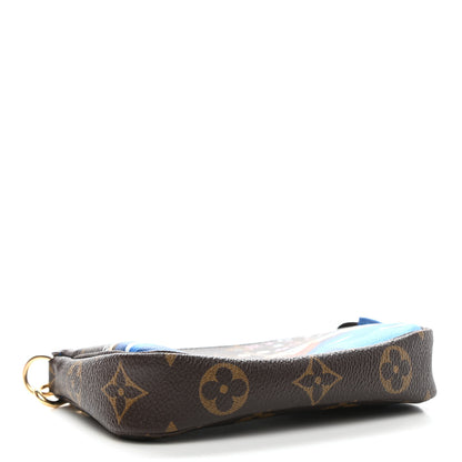Louis Vuitton Monogram 2019 Christmas Animation Mini Venice Pochette Accessories Blue 4 of 8
