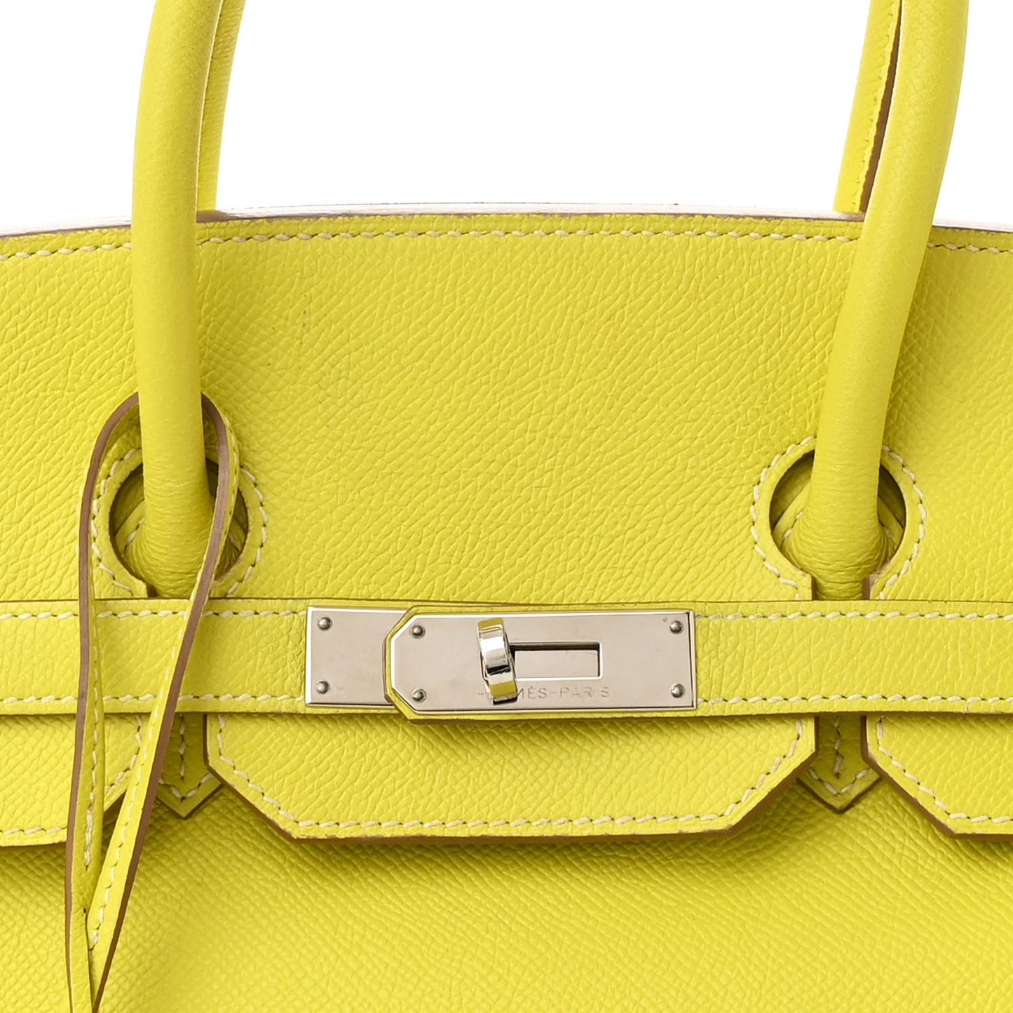 Epsom Candy Birkin 35 Lime Gris Perle