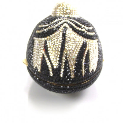 Judith Leiber Swarovski Crystal Crane Minaudiere Clutch 3 of 8