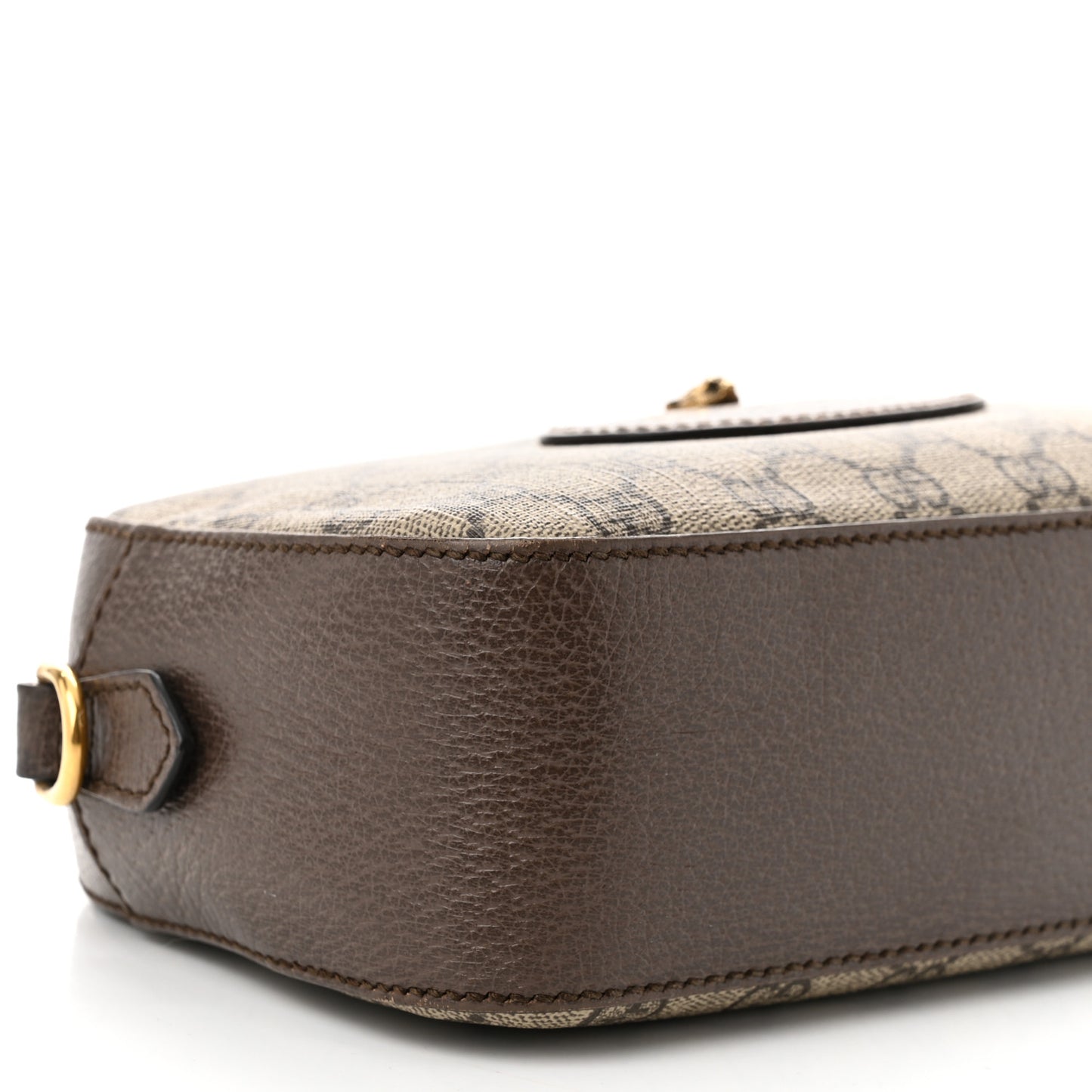 GG Supreme Monogram Web Neo Vintage Shoulder Bag Beige New Acero Crop