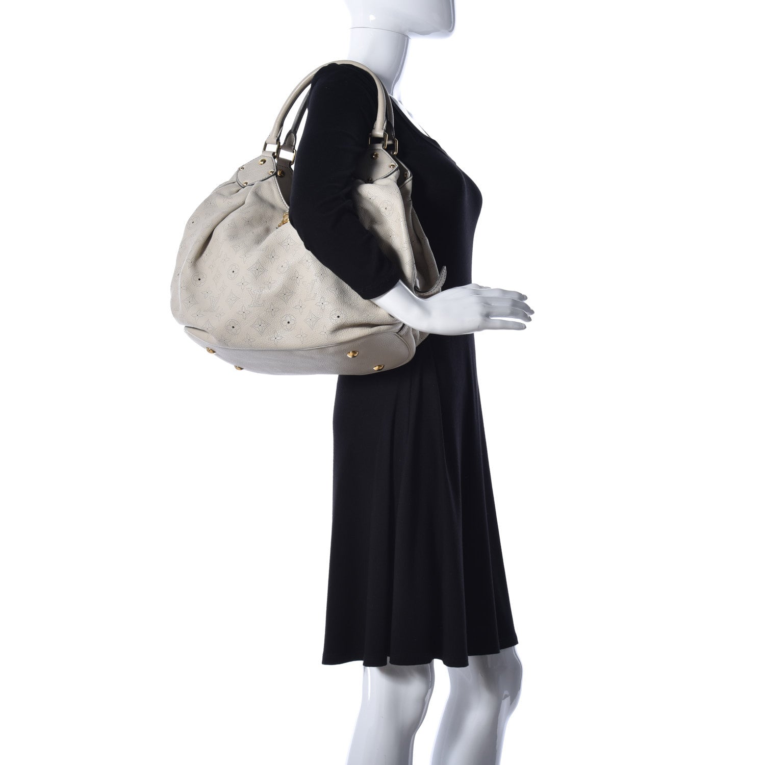 Louis Vuitton Mahina L Ivory 2 of 9