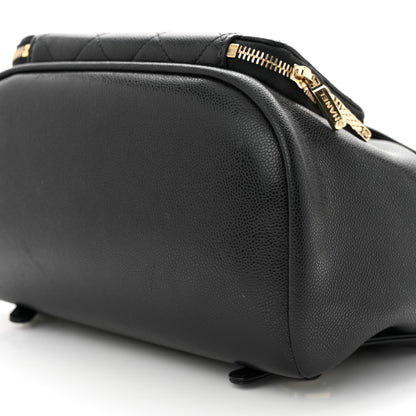 Chanel Caviar Quilted Business Affinity Backpack Black 10 of 15