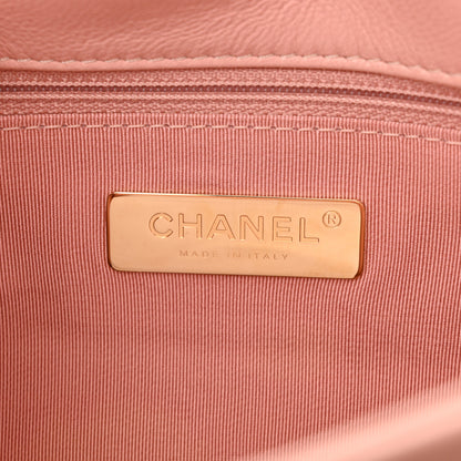 Chanel Goatskin Quilted Medium Chanel 19 Flap Light Pink 6 of 11
