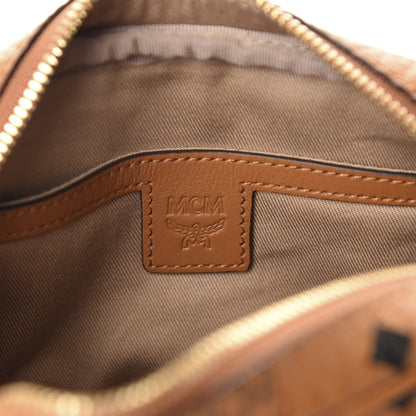 MCM Visetos Klassik Crossbody Bag Cognac 8 of 10