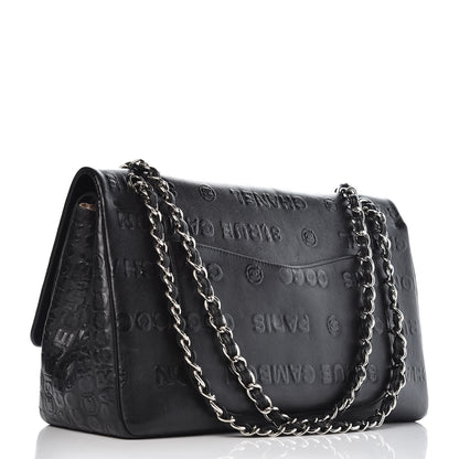 Chanel Calfskin Unlimited Jumbo Double Flap Black 3 of 10