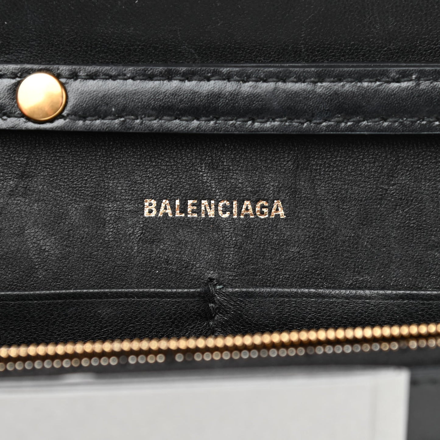 Shiny Box Calfskin Hourglass Chain Bag Black