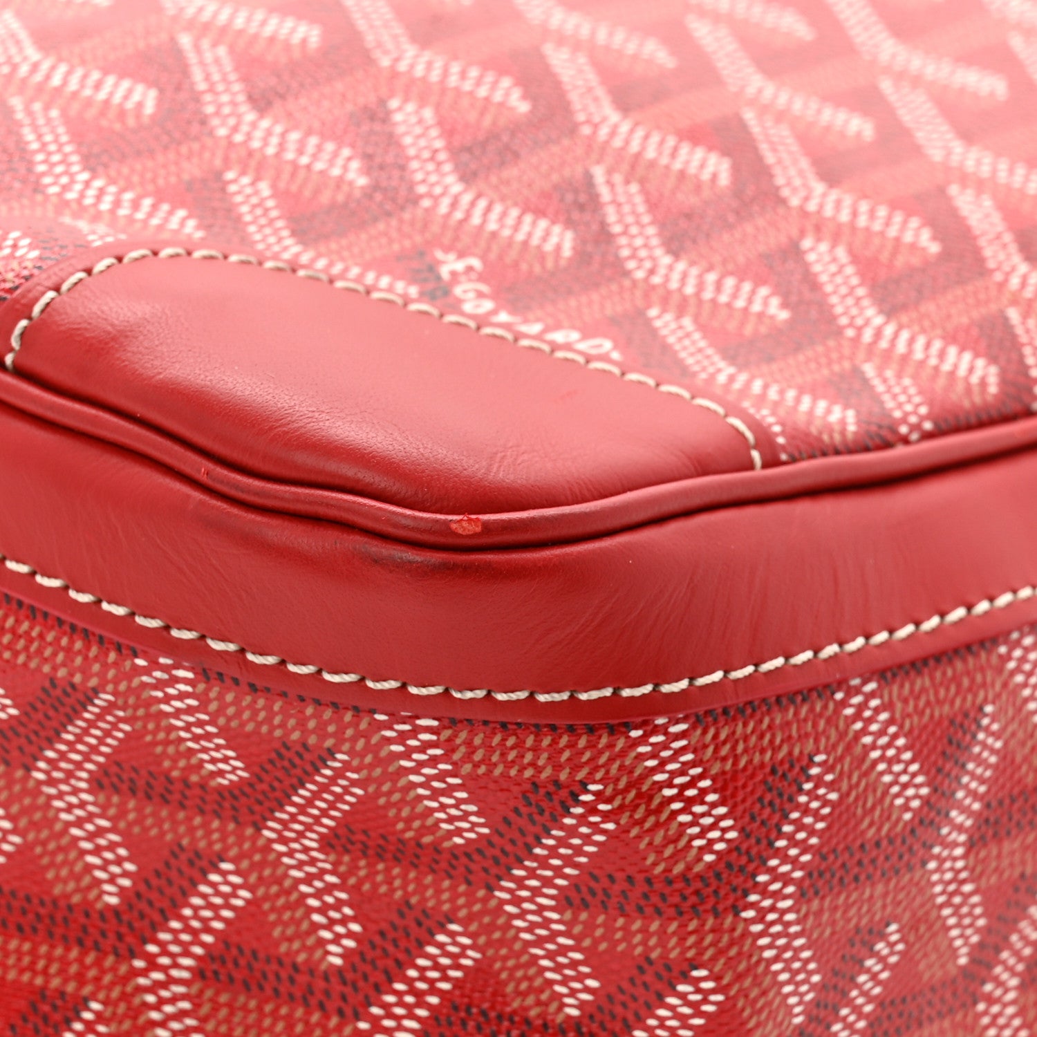 Goyard Goyardine Ambassade MM Briefcase Red 1811623 – FASHIONPHILE